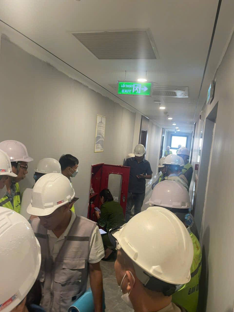 NGHIỆM THU PHÒNG CHÁY CHỮA CHÁY TẠI TÒA R18 (THE ZURICH 3 - VINHOMES OCEAN PARK 1)