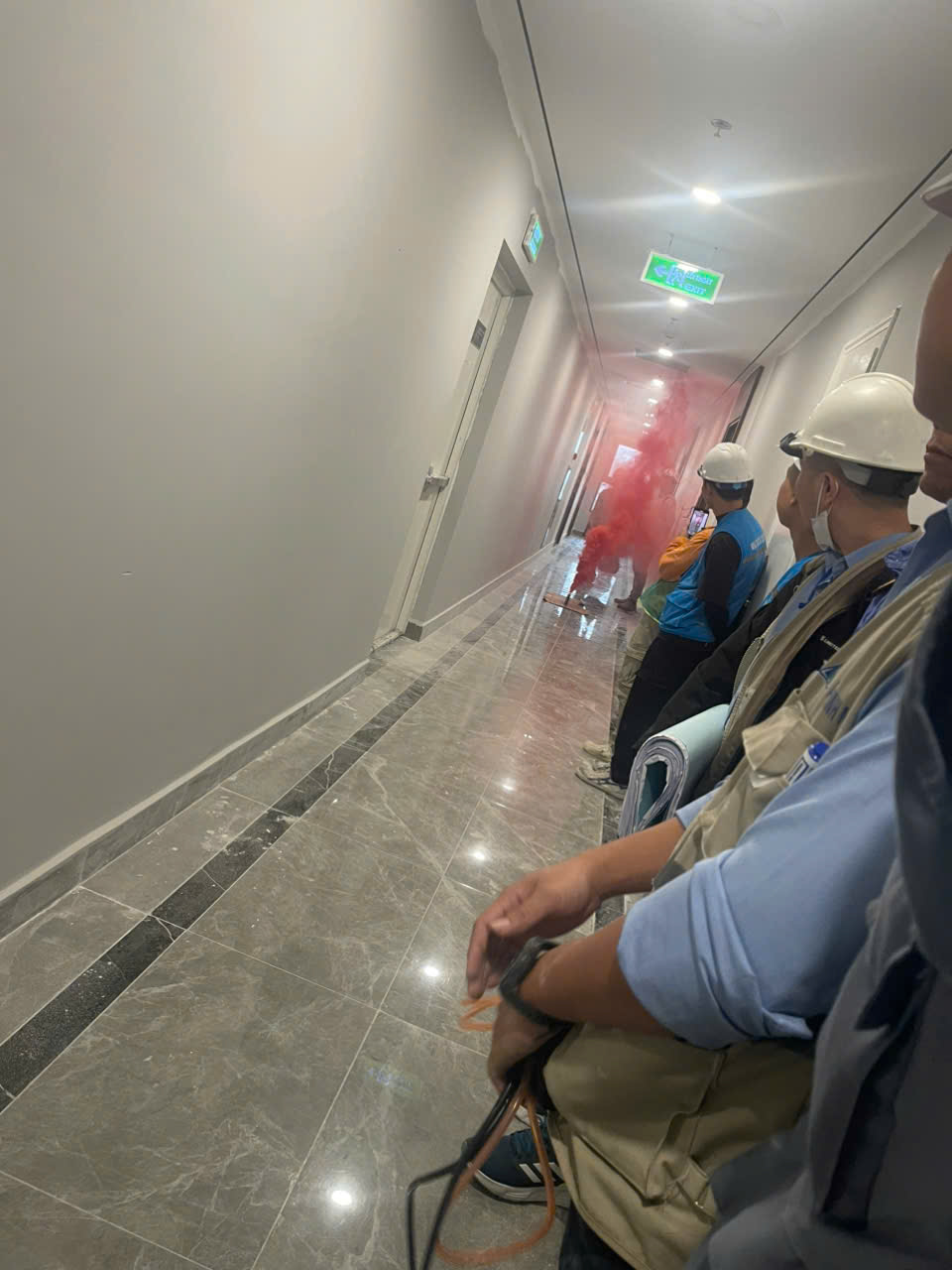 NGHIỆM THU PHÒNG CHÁY CHỮA CHÁY TẠI TÒA R18 (THE ZURICH 3 - VINHOMES OCEAN PARK 1)